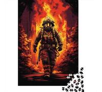 Jigsaw Puzzle Per Adulti E Bambini 1000 Pezzi Pompieri in azione Puzzle 70x50cm/1000pcs Regali Puzzle Giochi Giocattolo Antistress DIY