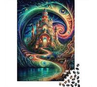 Jigsaw Puzzle Per Adulti E Bambini 1000 Pezzi Portale del Castello Fantasy Puzzle 70x50cm/1000pcs Decompressione E Regalo Puzzle Giochi Giocattolo Antistress DIY