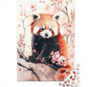 Jigsaw Puzzle Per Adulti E Bambini 1000 Pezzi Red Panda seduto Puzzle 70x50cm/1000pcs Decompressione E Regalo Puzzle Giochi Per Famiglia DIY