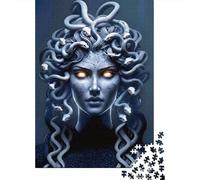 Jigsaw Puzzle Per Adulti E Bambini 1000 Pezzi Regina mitica di Medusa Puzzle 52x38cm/1000pcs Regali Puzzle Giochi Giocattolo Antistress Cardboard