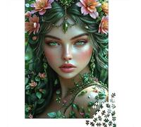 Jigsaw Puzzle Per Adulti E Bambini 1000 Pezzi Ritratto della fata della foresta Puzzle 52x38cm/1000pcs Decompressione E Regalo Puzzle Giochi Per Famiglia Cardboard