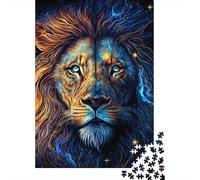 Jigsaw Puzzle Per Adulti E Bambini 1000 Pezzi Ritratto mitologico del leone Puzzle 70x50cm/1000pcs Regali Puzzle Giochi Giocattolo Antistress Cardboard