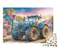 Jigsaw Puzzle Per Adulti E Bambini 1000 Pezzi Scena del trattore rurale Puzzle 70x50cm/1000pcs Decompressione E Regalo Arte digitale Fantasy Style Puzzle Giochi Per Famiglia Cardboard