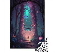 Jigsaw Puzzle Per Adulti E Bambini 1000 Pezzi Sentiero forestale magico Puzzle 70x50cm/1000pcs Regali Puzzle Giochi Per Famiglia DIY