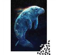 Jigsaw Puzzle Per Adulti E Bambini 1000 Pezzi Spazio Galattico Manatee Puzzle 38x26cm/1000pcs Decompressione E Regalo Puzzle Giochi Giocattolo Antistress Cardboard