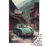 Jigsaw Puzzle Per Adulti E Bambini 1000 Pezzi strada vintage Porsche Puzzle 70x50cm/1000pcs Regali Puzzle Giochi Per Famiglia DIY