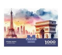 Jigsaw Puzzle Per Adulti E Bambini 1000 Pezzi Torre Eiffel Arc De Triomphe Puzzle 70x50cm/1000pcs Regali Puzzle Giochi Giocattolo Antistress DIY