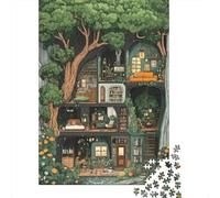 Jigsaw Puzzle Per Adulti E Bambini 1000 Pezzi Treehouse Vivere Puzzle 38x26cm/1000pcs Regali Puzzle Giochi Per Famiglia DIY
