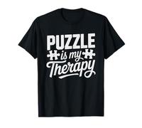 Jigsaw Puzzle Therapy Mental Wellness Hobby Enthusiast Maglietta