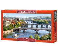 Castorland CSLC-400096-2 Puzzle da 4000 Pezzi - Ponti sulla Moldava a Praga