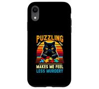 Jigsaw Puzzler Lover Puzzling Mi fa sentire meno omicidio Custodia per iPhone XR