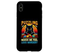 Jigsaw Puzzler Lover Puzzling Mi fa sentire meno omicidio Custodia per iPhone XS Max