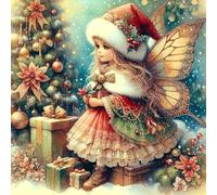 Jigsaw Puzzles 1000 Pieces for Adults, Fun Challenging & Brainteasing jigsaw puzzles for adults 1000 piece Puzzle Educational Games Home Decoration puzzle(Christmas Girl)