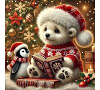 Jigsaw Puzzles 1000 Pieces for Adults, Fun Challenging & Brainteasing jigsaw puzzles for adults 1000 piece Puzzle Educational Games Home Decoration puzzle(Christmas Bear Penguin)