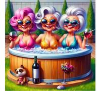 Jigsaw Puzzles 120 Pieces for Adults, Fun Challenging & Brainteasing jigsaw puzzles for adults 120 piece Puzzle Educational Games Home Decoration puzzle(Fashion Lady Party)