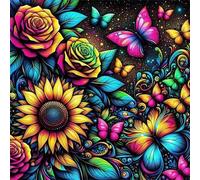 Jigsaw Puzzles 200 Pieces for Adults, Fun Challenging & Brainteasing jigsaw puzzles for adults 200 piece Puzzle Educational Games Home Decoration puzzle(Fashion Florals)