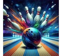 Jigsaw Puzzles 200 Pieces for Adults, Fun Challenging & Brainteasing jigsaw puzzles for adults 200 piece Puzzle Educational Games Home Decoration puzzle(Bowling Sport)