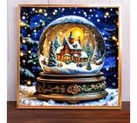 Jigsaw Puzzles 200 Pieces, Jigsaws Winter Housing 200 Piece jigsaw puzzles for Adults, Challenge High Difficulty Family Puzzle Game 28x28cm/11x11inch