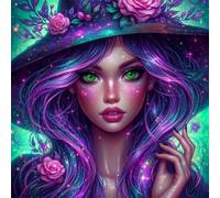 Jigsaw Puzzles 300 Pieces, Jigsaws Glitter Wizard 300 Piece jigsaw puzzles for Adults, Challenge High Difficulty Family Puzzle Game 35x35cm/14x14inch