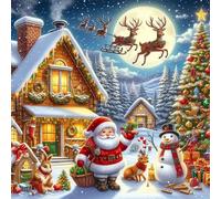 Jigsaw Puzzles 35 Pieces for Adults, Fun Challenging & Brainteasing jigsaw puzzles for adults 35 piece Puzzle Educational Games Home Decoration puzzle(Merry Christmas)