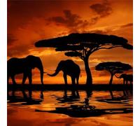 Jigsaw Puzzles For Adults 100 Piece,35x35 cm puzzle for adults Educational Game Challenge Toy 100 Pieces puzzles for Adult Home Decoration Puzzle (African Grassland Animals)