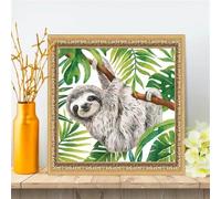 Jigsaw Puzzles For Adults 100 Piece,35x35 cm puzzle for adults Educational Game Challenge Toy 100 Pieces puzzles for Adult Home Decoration Puzzle (Sloth Animal)