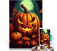 jigsaw puzzles for adults 1000 Halloween Jack-o'-Lantern for age 14 years and over Each piece is unique - Fun and challenging game for the whole family As a gift for the whole family and friends。