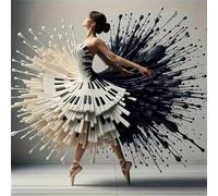 Jigsaw Puzzles For Adults 1000 piece,Piano Dress Girl jigsaw puzzle 65x65 cm Educational Challenging puzzles,DIY Puzzles for Home Decoration Family Perfect Game
