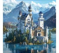 Jigsaw Puzzles For Adults 1000 piece,Scenery Castle jigsaw puzzle 65x65 cm Educational Challenging puzzles,DIY Puzzles for Home Decoration Family Perfect Game