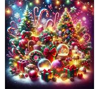 Jigsaw Puzzles For Adults 120 piece,Christmas Scenery jigsaw puzzle 20x20 cm Educational Challenging puzzles,DIY Puzzles for Home Decoration Family Perfect Game