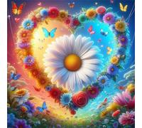 Jigsaw Puzzles For Adults 120 piece,Love Wreath jigsaw puzzle 20x20 cm Educational Challenging puzzles,DIY Puzzles for Home Decoration Family Perfect Game