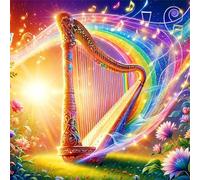 Jigsaw Puzzles For Adults 120 piece,Rainbow Music jigsaw puzzle 20x20 cm Educational Challenging puzzles,DIY Puzzles for Home Decoration Family Perfect Game