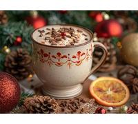 Jigsaw Puzzles for Adults 120 Pieces Christmas Coffee, 25x20cm 120 pieces puzzles for adults, Educational Game Challenge Toy, Impossible Puzzle for Family Activity