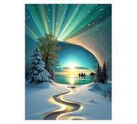 Jigsaw Puzzles for Adults 1500 pieces,87x57 cm puzzle for adults Educational Game Challenge 1500 Pieces puzzles for Adult Home Decoration Puzzle Paesaggio al tramonto invernale