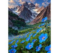 Jigsaw Puzzles for Adults 1500 pieces,87x57 cm puzzle for adults Educational Game Challenge Toy 1500 Pieces puzzles for Adult Home Decoration Puzzle Fiori di campo di montagna