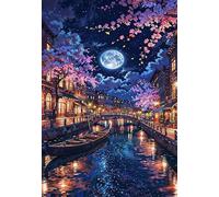 Jigsaw Puzzles for Adults 1500 pieces,87x57 cm puzzle for adults Educational Game Challenge Toy 1500 Pieces puzzles for Adult Home Decoration Puzzle Strade della città Fiumi