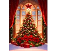 Jigsaw Puzzles for Adults 200 Pieces Cozy Christmas Tree, 35x25cm 200 pieces puzzles for adults, Educational Game Challenge Toy, Impossible Puzzle for Family Activity