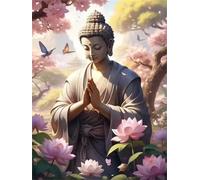 Jigsaw Puzzles for Adults 200 Pieces Statue Lotus, 35x25cm 200 pieces puzzles for adults, Educational Game Challenge Toy, Impossible Puzzle for Family Activity