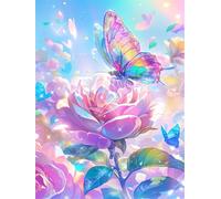 Jigsaw Puzzles for Adults 30 Pieces Fantasy Rose, 25x20cm 30 pieces puzzles for adults, Educational Game Challenge Toy, Impossible Puzzle for Family Activity