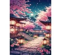Jigsaw Puzzles for Adults 30 Pieces,Japanese Classical Garden jigsaw puzzle 25x20 cm Challenging DIY Puzzle for Home Decoration,Family puzzles for Game