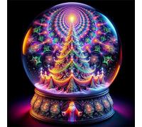 Jigsaw Puzzles For Adults 300 piece,Crystal Christmas Ball jigsaw puzzle 35x35 cm Educational Challenging puzzles,DIY Puzzles for Home Decoration Family Perfect Game