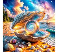 Jigsaw Puzzles For Adults 300 piece,Fantasy Shell Space jigsaw puzzle 35x35 cm Educational Challenging puzzles,DIY Puzzles for Home Decoration Family Perfect Game