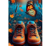 Jigsaw Puzzles for Adults 300 Pieces Outdoor Sports Shoes, 40x28cm 300 pieces puzzles for adults, Educational Game Challenge Toy, Impossible Puzzle for Family Activity