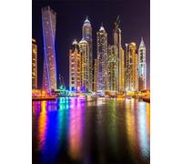 Jigsaw Puzzles for Adults 3000 pieces,110x85 cm puzzle for adults Educational Game Challenge Toy 3000 Pieces puzzles for Adult Home Decoration Puzzle Architettura notturna della città