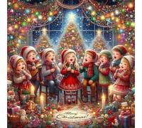 Jigsaw Puzzles For Adults 35 piece,Children'S Christmas Party jigsaw puzzle 12x12 cm Educational Challenging puzzles,DIY Puzzles for Home Decoration Family Perfect Game