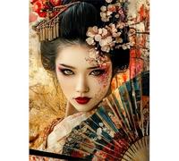 Jigsaw Puzzles for Adults 500 pieces,52x38 cm puzzle for adults Educational Game Challenge 500 Pieces puzzles for Adult Home Decoration Puzzle Geisha giapponese