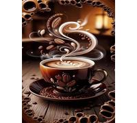 Jigsaw Puzzles for Adults 60 Pieces,Fantasy Coffee jigsaw puzzle 40x28 cm Challenging DIY Puzzle for Home Decoration,Family puzzles for Game