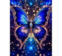 Jigsaw Puzzles for Adults 90 pieces,25x20 cm puzzle for adults Educational Game Challenge 90 Pieces puzzles for Adult Home Decoration Puzzle Farfalla blu stellata