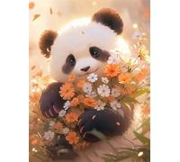 Jigsaw Puzzles for Adults Panda dei fiori jigsaw puzzles for adults 700,Family Educational Puzzle Game Creative puzzle for Adult Kids for Home Decoration and Birthday Gifts