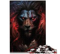 Jigsaw Puzzles leone Puzzle da 1000 pezzi Puzzle in legno per adulti e bambini Gioco di puzzle per famiglie Dimensioni: 50x75 cm